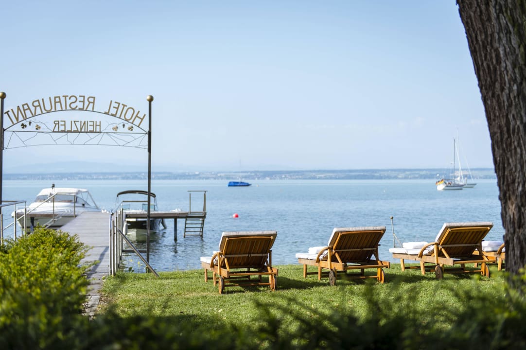 Aussicht Steg & Liegewiese Hotel Heinzler am See
