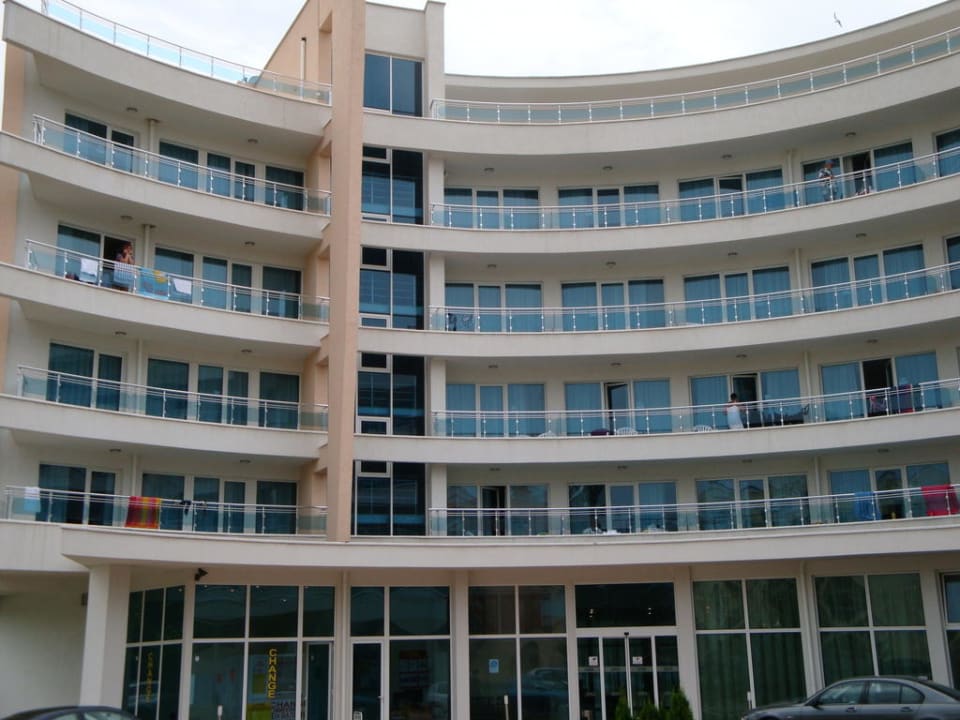 Rückansicht Hotel Calypso