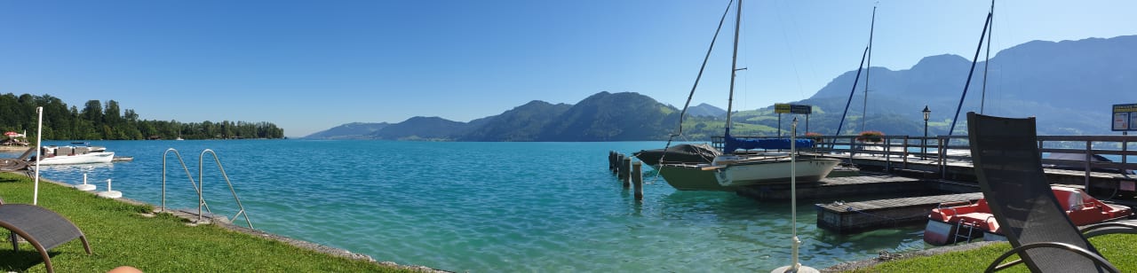 Ausblick Hotel Stadler am Attersee