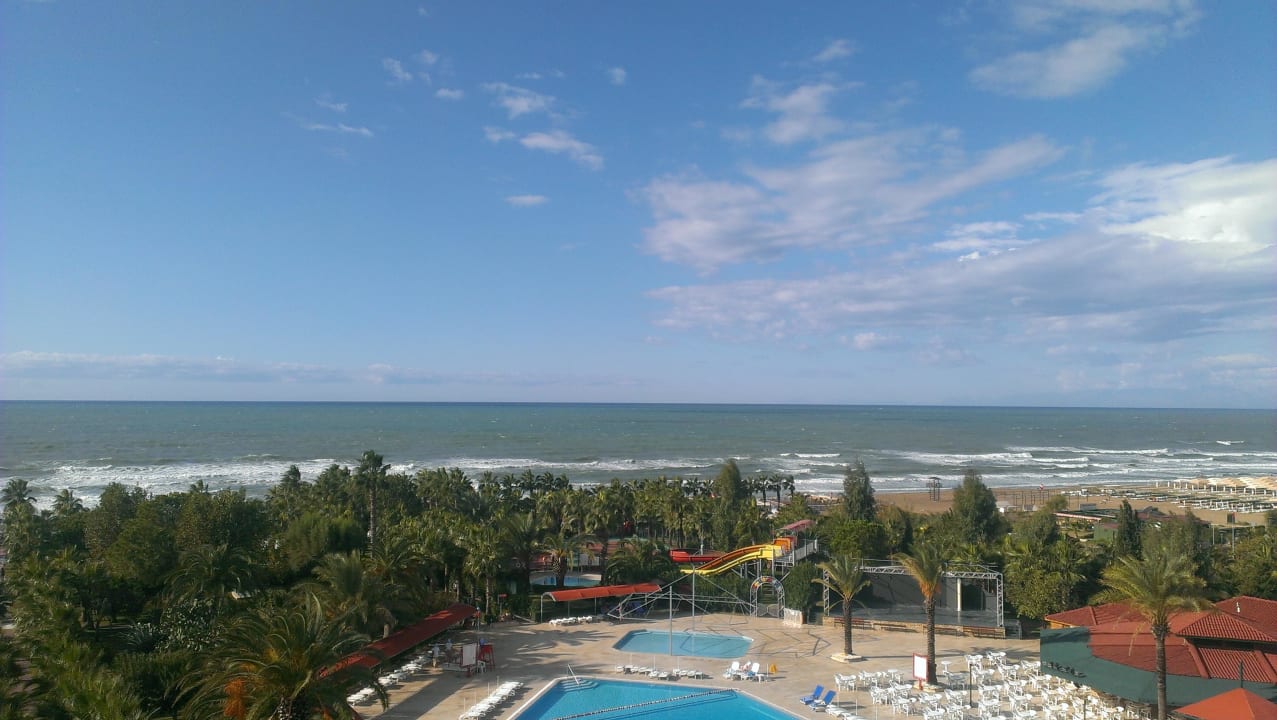 Ausblick vom Balkon Hotel Miramare Beach