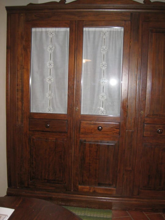 Küche "im Schrank" Hotel La Luna nel Pozzo