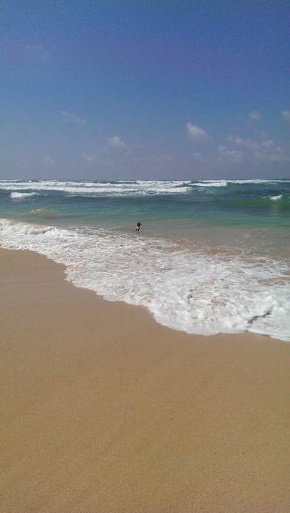 Wellen am Strand Hotel Haus am Meer Wilde Ananas