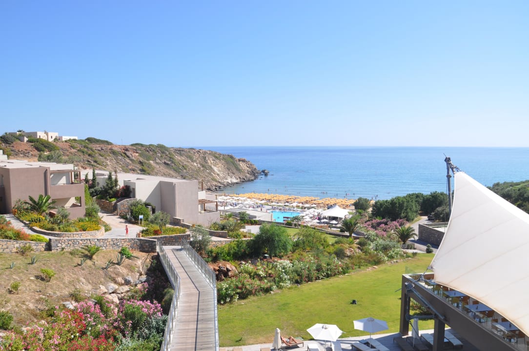 Ausblick vom Zimmer Atlantica Mikri Poli Crete