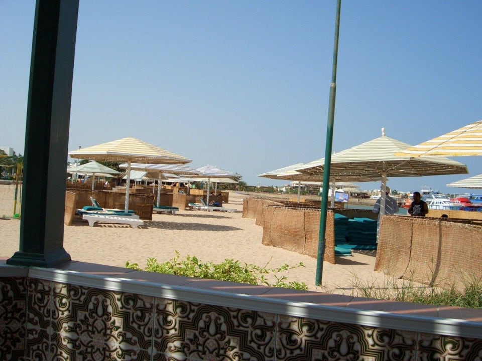Blick aus der Strandbar Menaville Safaga
