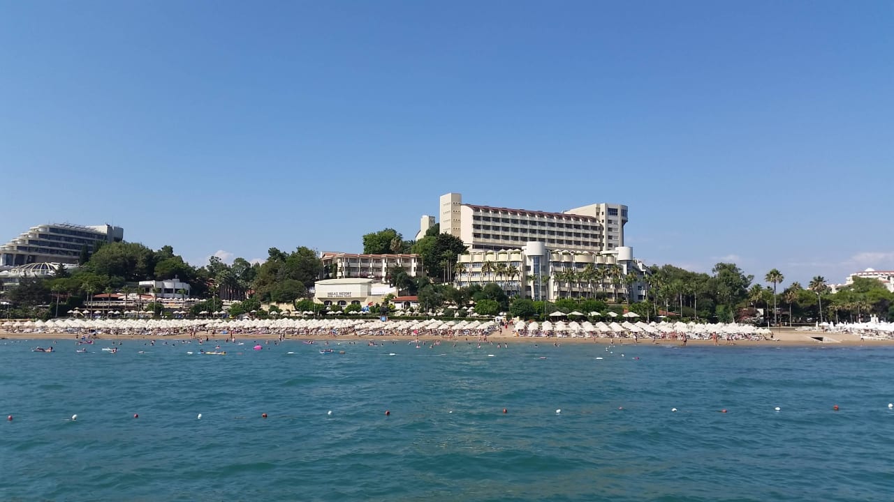 Melas Resort vom Speed Boot aus Melas Resort Hotel