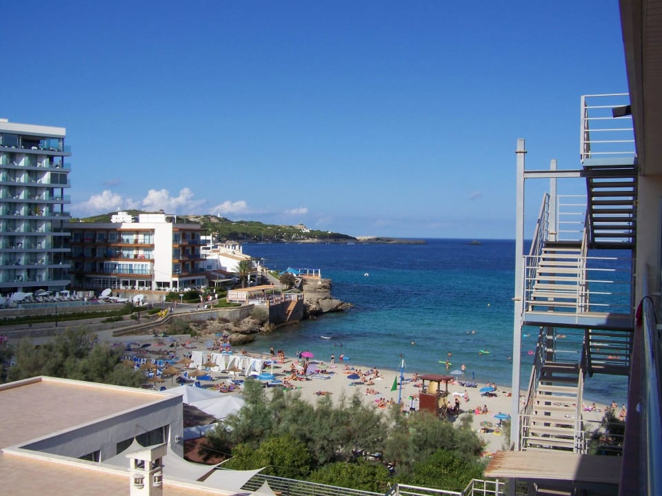 So schaut seitlicher Meerblick aus Hotel Na Forana