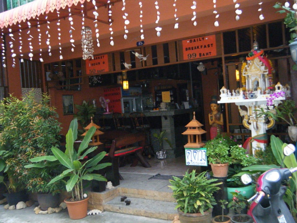 Eingangsbereich Guesthouse Baan Wanphen