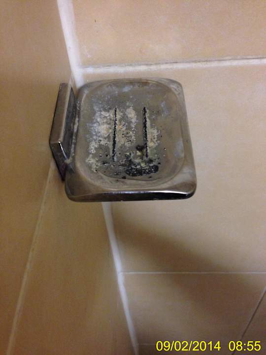 Seifenablage in Dusche, Zi. 214 The Park Hotel