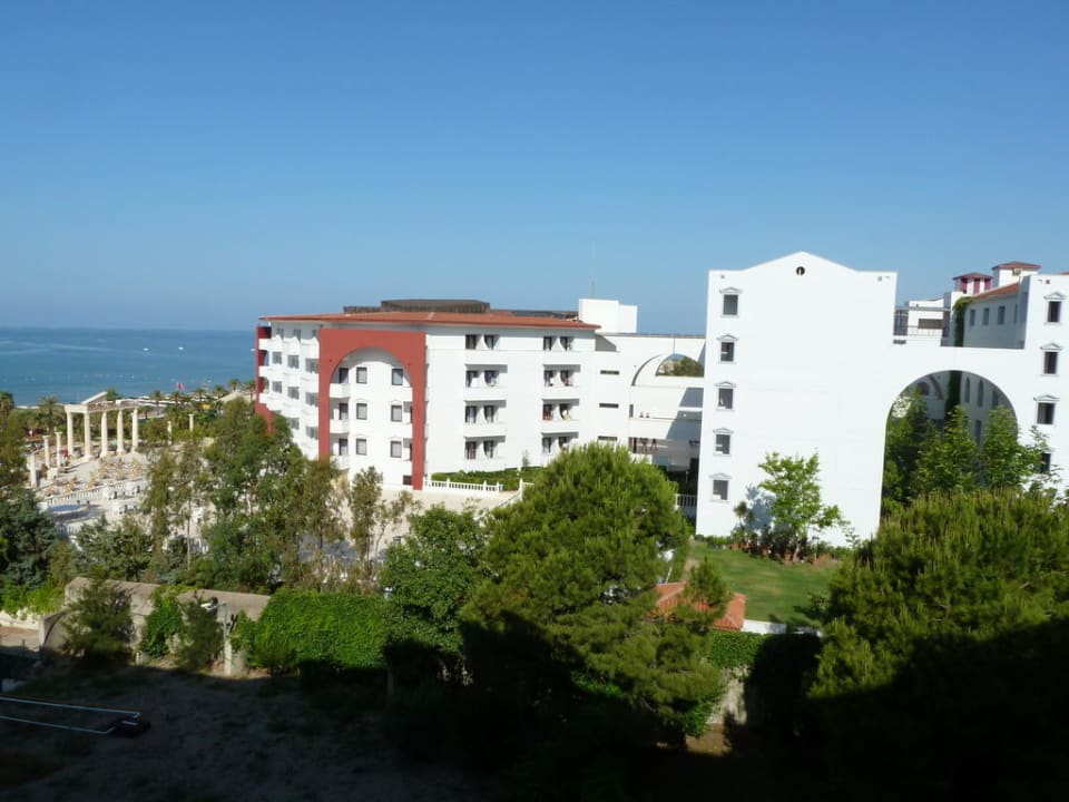 Blick auf's Cäsar Hotel Defne Garden