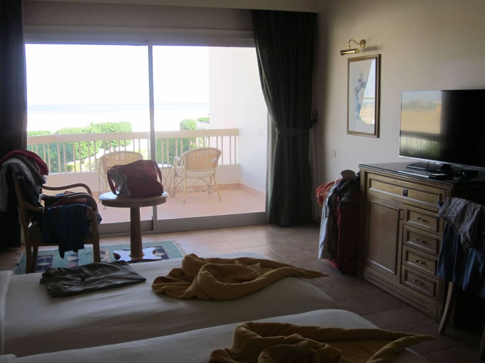 Blick zum großen Balkon Hurghada Long Beach Resort