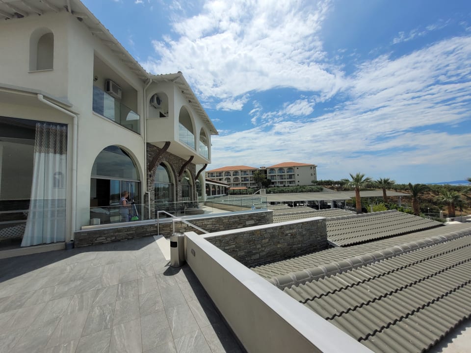 Ausblick Akrathos Beach Hotel