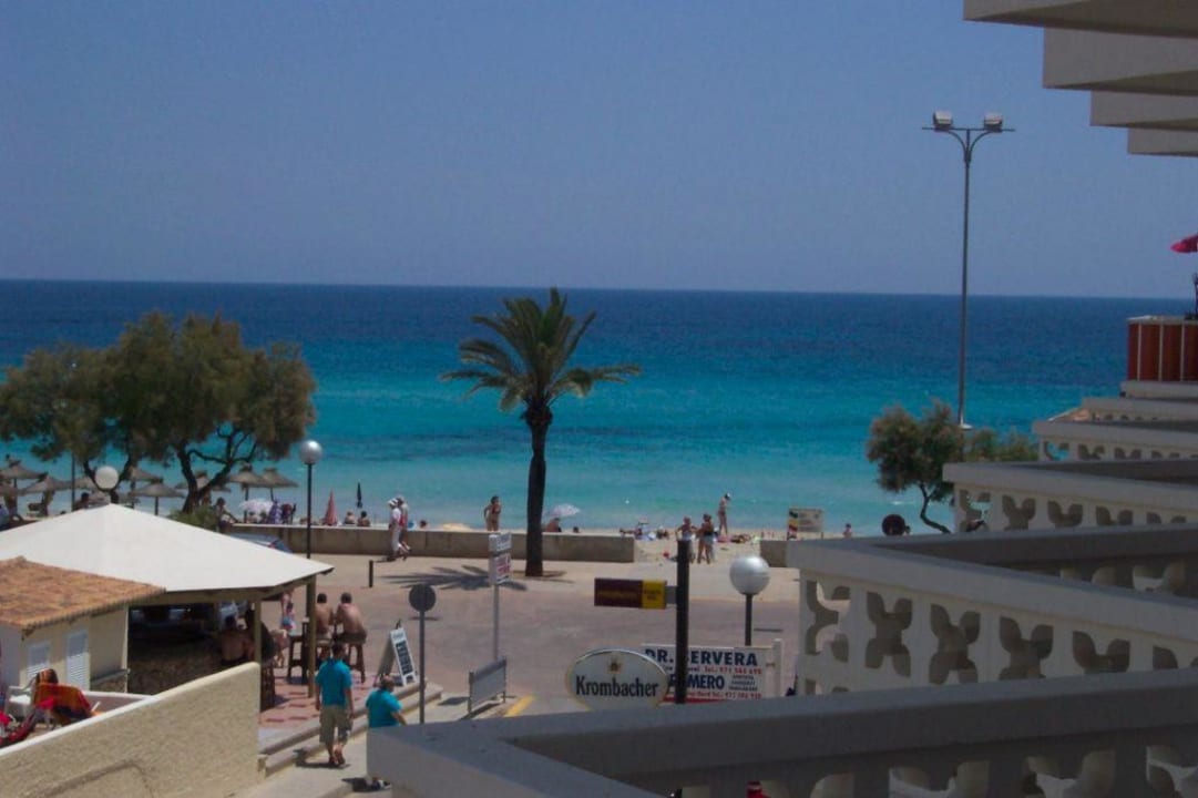 Blick vom Balkon R2 Veronica Beach Hotel