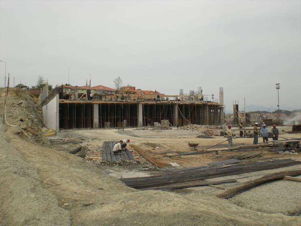 Baustelle gegenüber vom Hotel Grand Seker Hotel