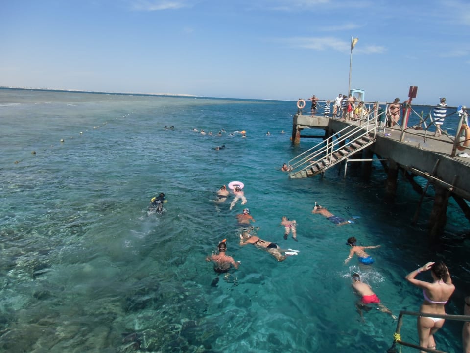 Schnorcheln am Steg Titanic Beach Spa & Aqua Park