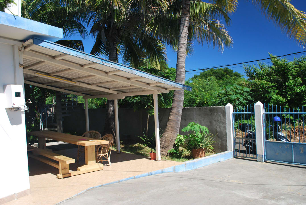 Überdachte Terrasse  Apartments Villa Brunner