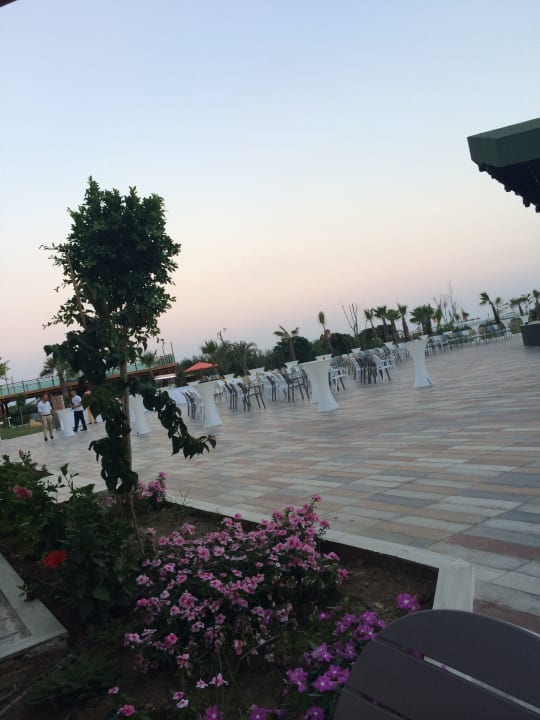 Ausblick vom Restaurant- später Animation Port Nature Luxury Resort & Spa