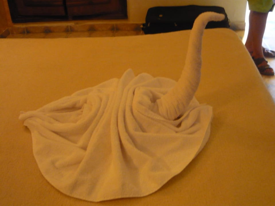 Łabędź z ręcznika Sunny Days Palma De Mirette Resort & Spa