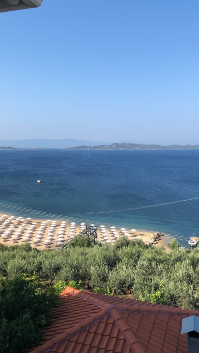 Ausblick Akrathos Beach Hotel