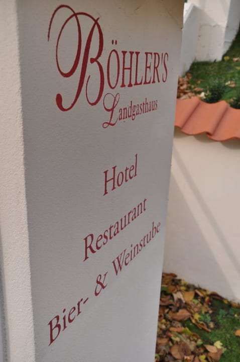Außenansicht Hotel Böhler's Landgasthaus