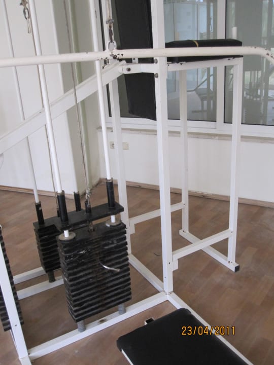 Fitness Gerät mit Lebensgefahr Ruspina Beach Resort