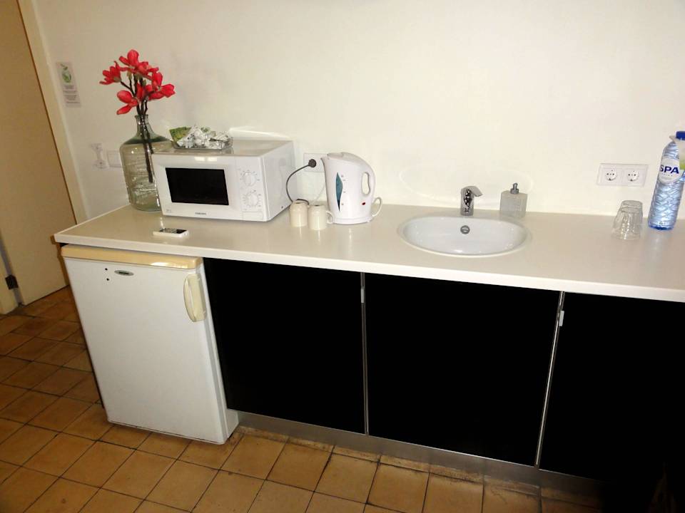 Küchenzeile im Wohnzimmer Hotel 't Klooster