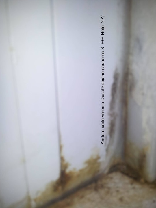 Andere Seite der Duschkabiene Hotel Petrarca