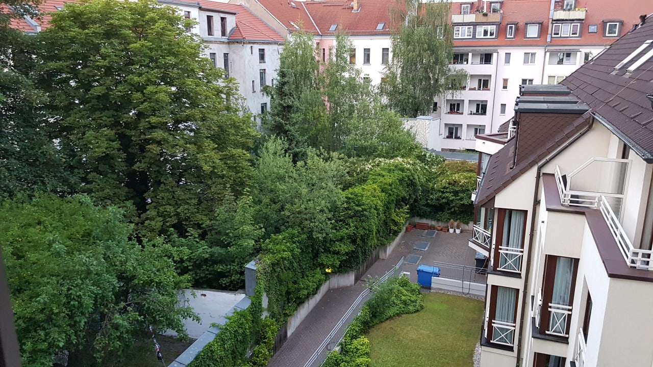 Ausblick Balance Hotel Leipzig Alte Messe