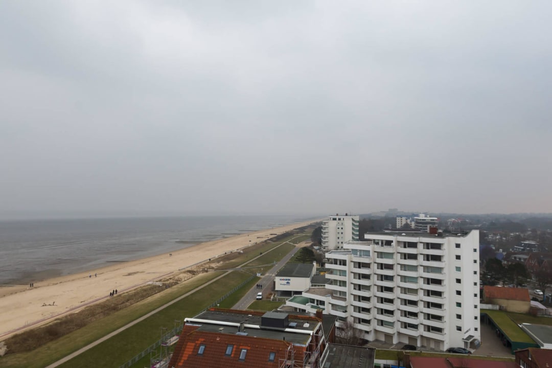 Whg. 122, Aussicht Balkon Christiansen im Panoramahaus Duhnen
