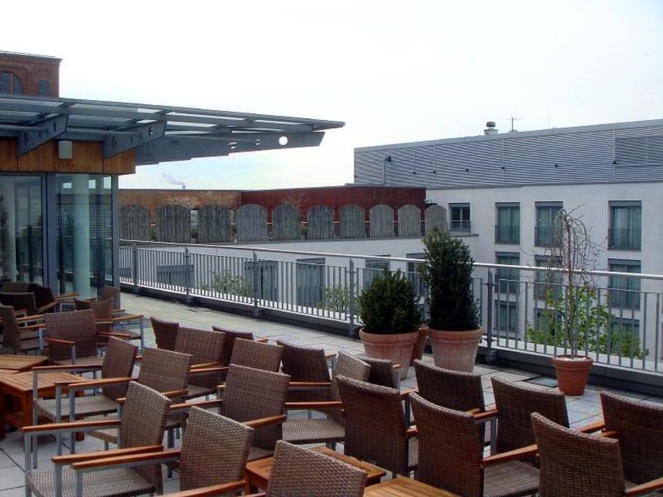 Dachterrasse centrovital Hotel Berlin