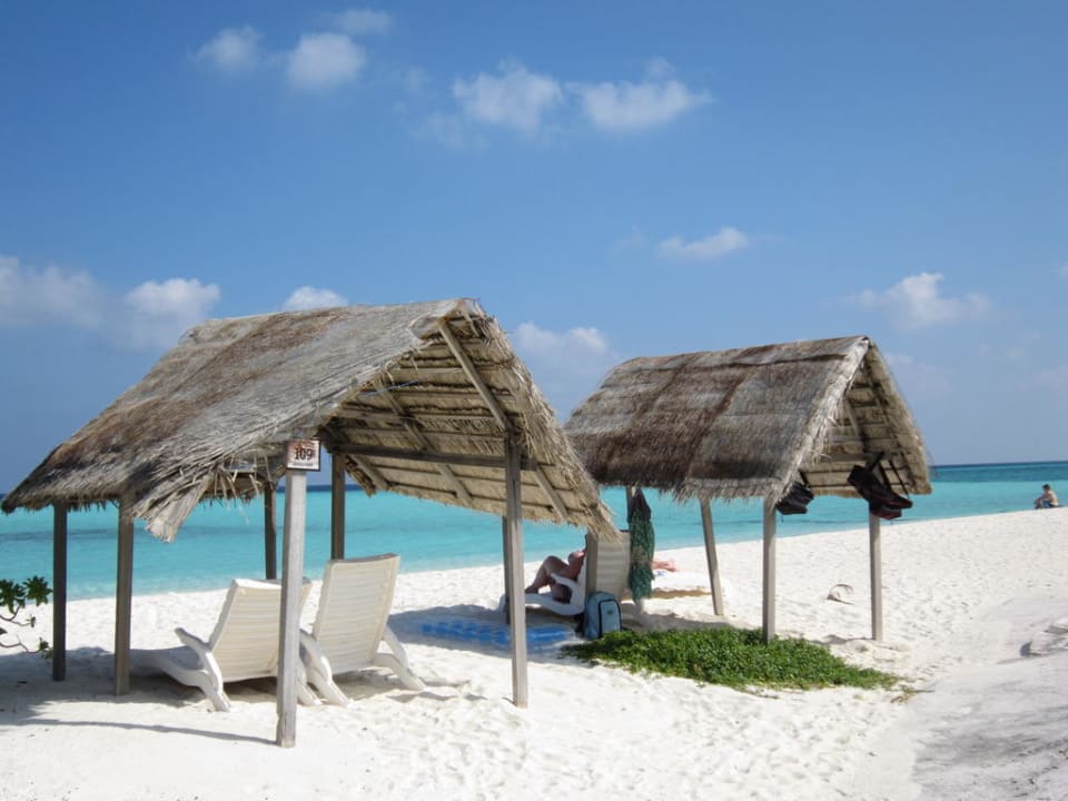 Strand Lagunenseite Summer Island Maldives