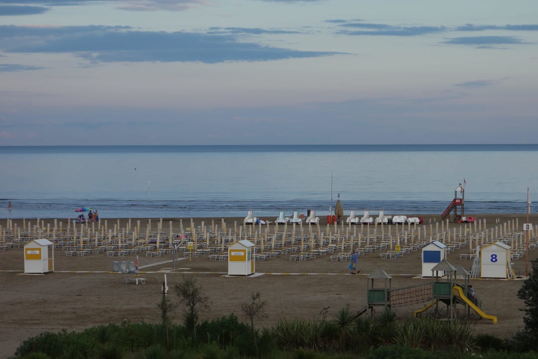 Meerblick vom Balkon Hotel Principe Caorle