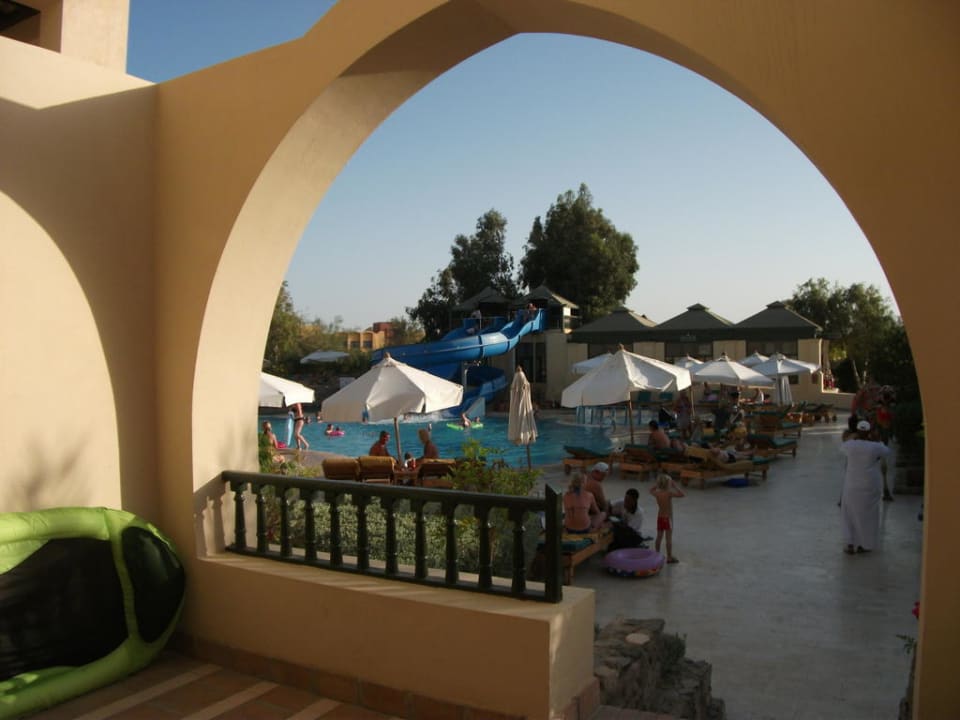 Blick vom Zimmer  Three Corners Rihana Resort Deluxe