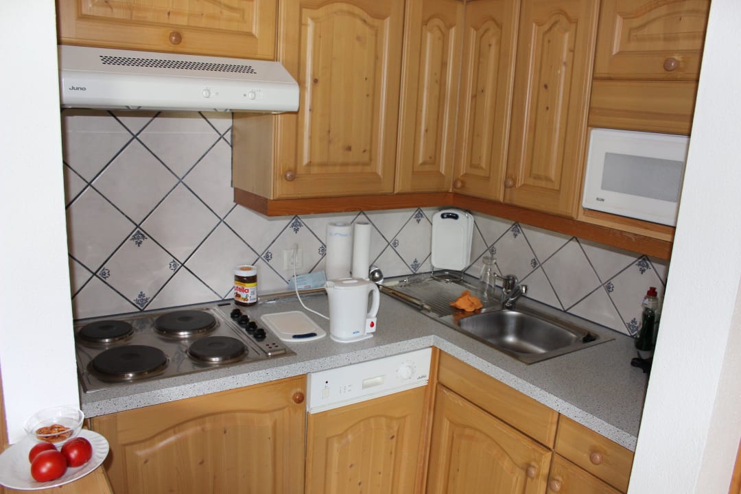 Küche WOhnung Elferspitz Pension Ausserwieserhof