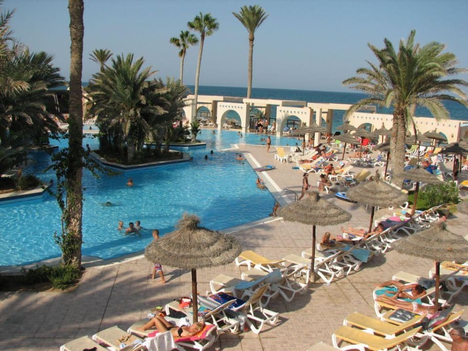 The pool area Zita Beach Resort