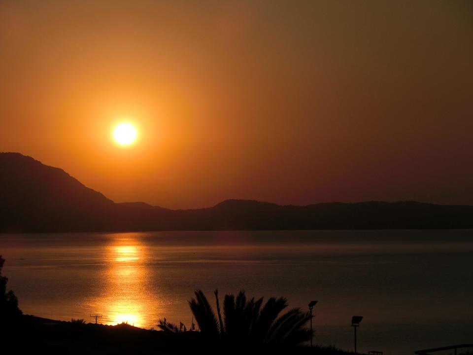 Sonnenaufgang von unserem Zimmer aus Rodos Princess Beach Hotel & Spa