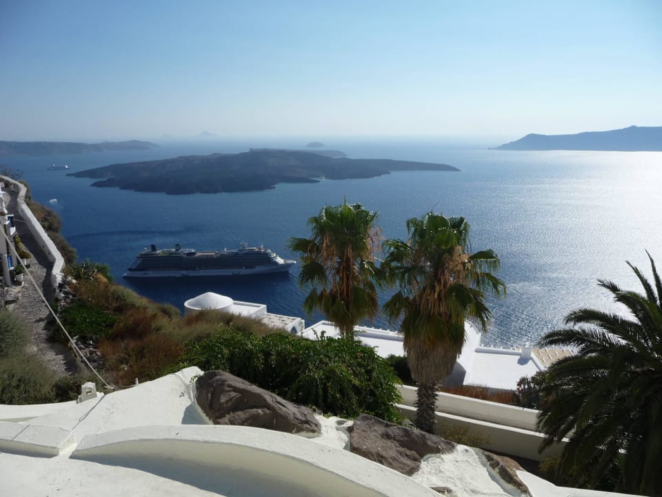 Blick auf die Inseln Hotel Agali Houses