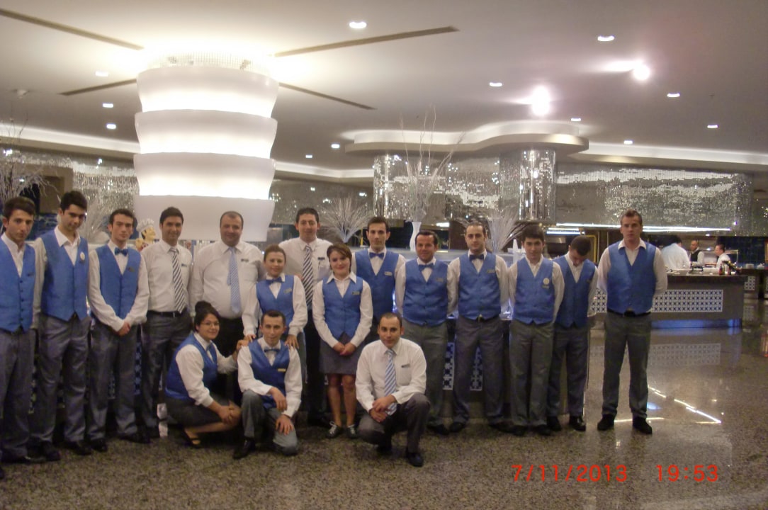 Sehr freundliche Rest.Team mit Chef  Ibrahim Sirene Belek Hotel