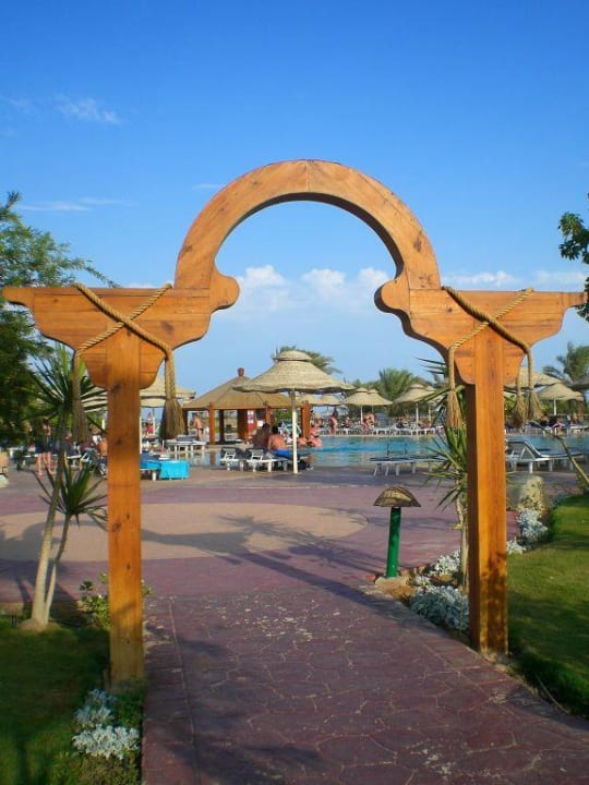 Ingresso piscina della spiaggia Hotel Nubian Island