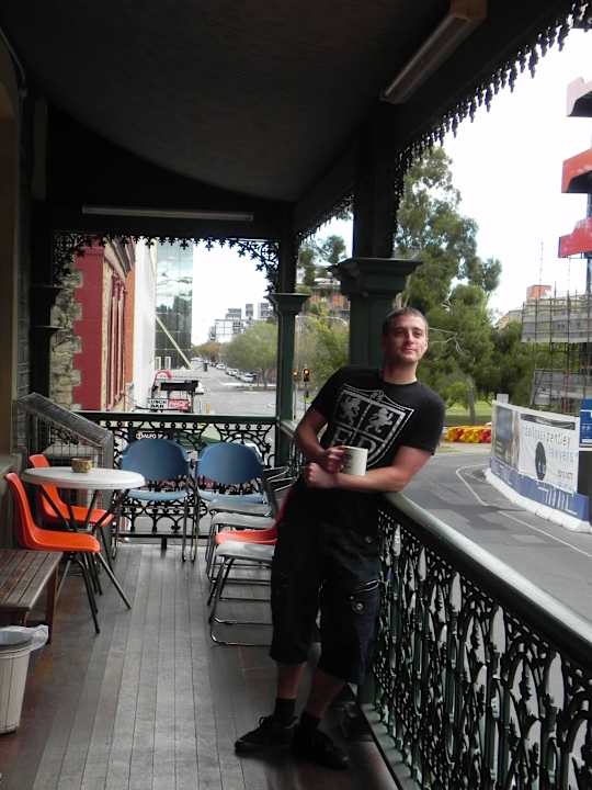 Balcony Adelaide's Shakespeare Backpackers International  Hostel