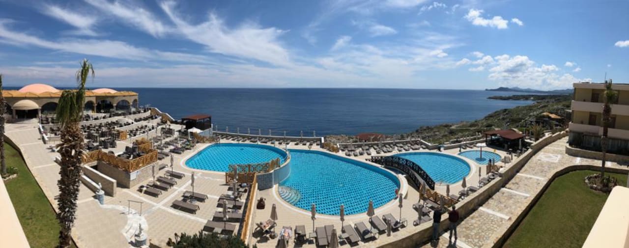 Ausblick Hotel Kalithea Horizon Royal