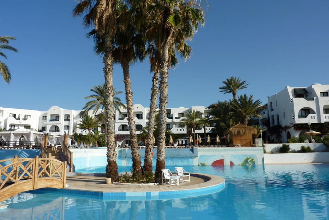 Morgens um 7 Hotel Seabel Aladin Djerba