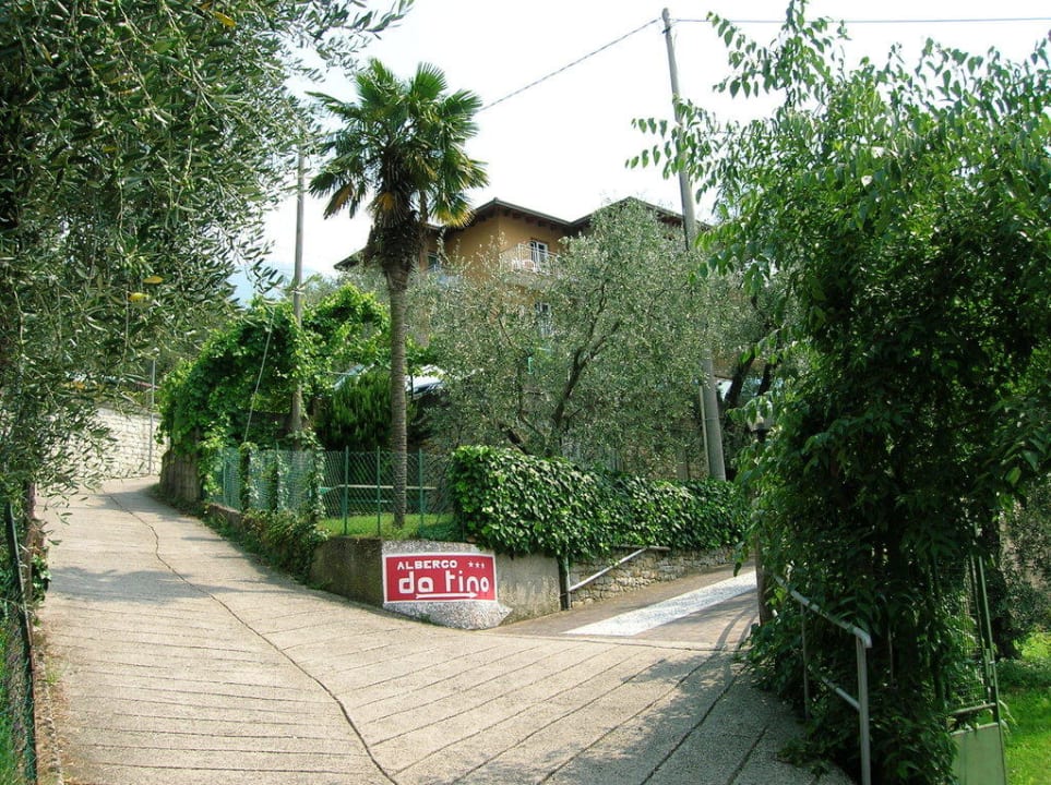 Privater Teil der Zufahrt Hotel Da Tino