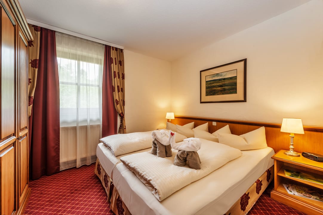 Wellness-Suite Schlafzimmer Parkhotel am Soier See