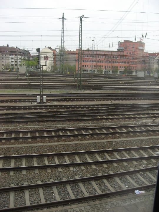 Bahngleise IntercityHotel Nürnberg