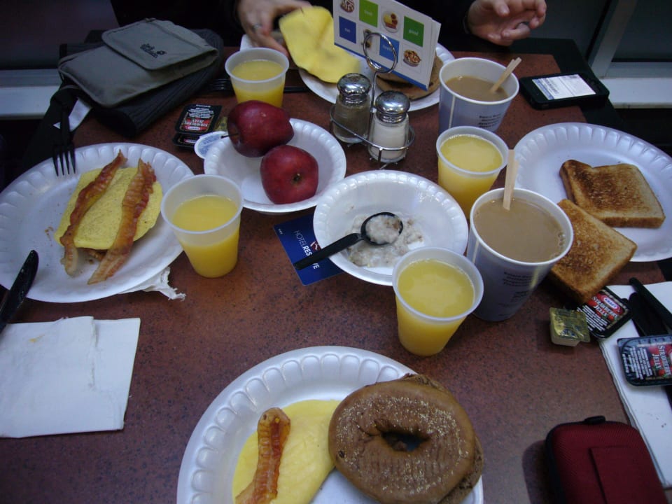 Unser Frühstück Hotel Holiday Inn Express New York City Wall Street