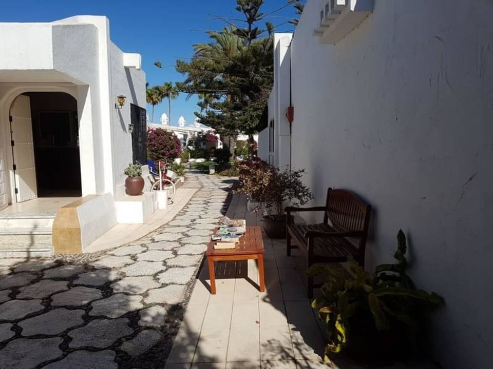 Blick in die Gartenanlage Sahara Beach Club