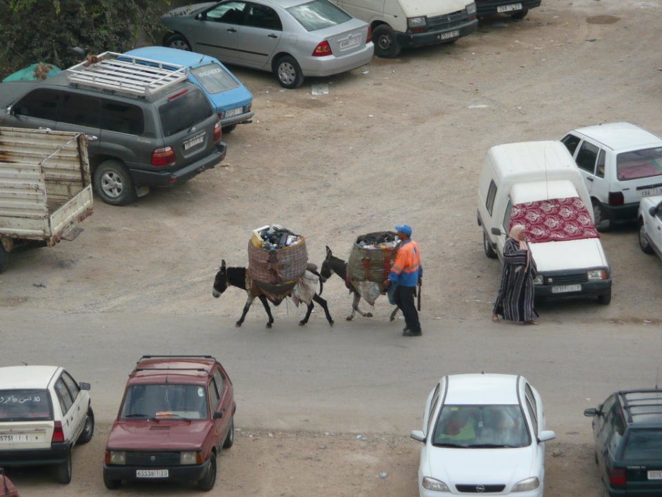 Ausblick von der Terrasse Hotel Riad Al Pacha