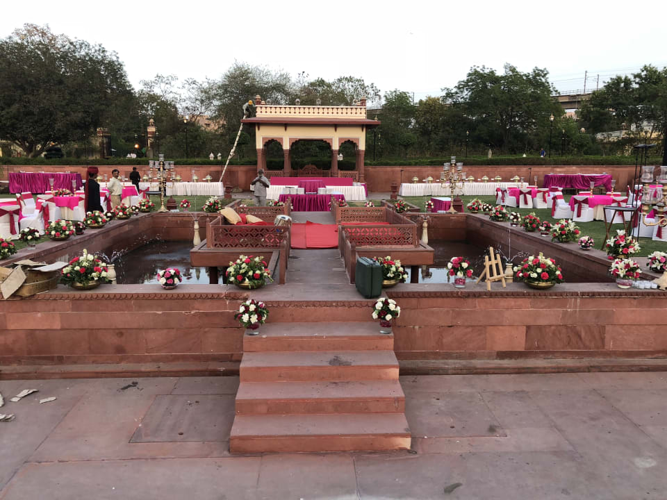 Gartenanlage Hotel Jai Mahal Palace