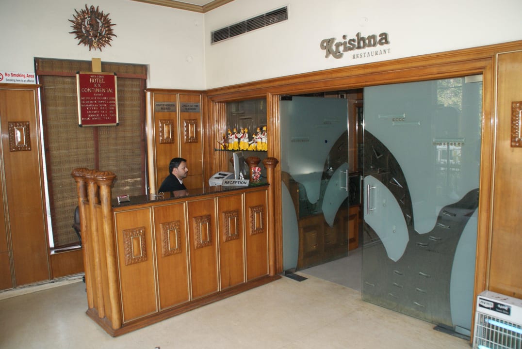Rezeption K.K.Continental/Amritsar Hotel KK Continental