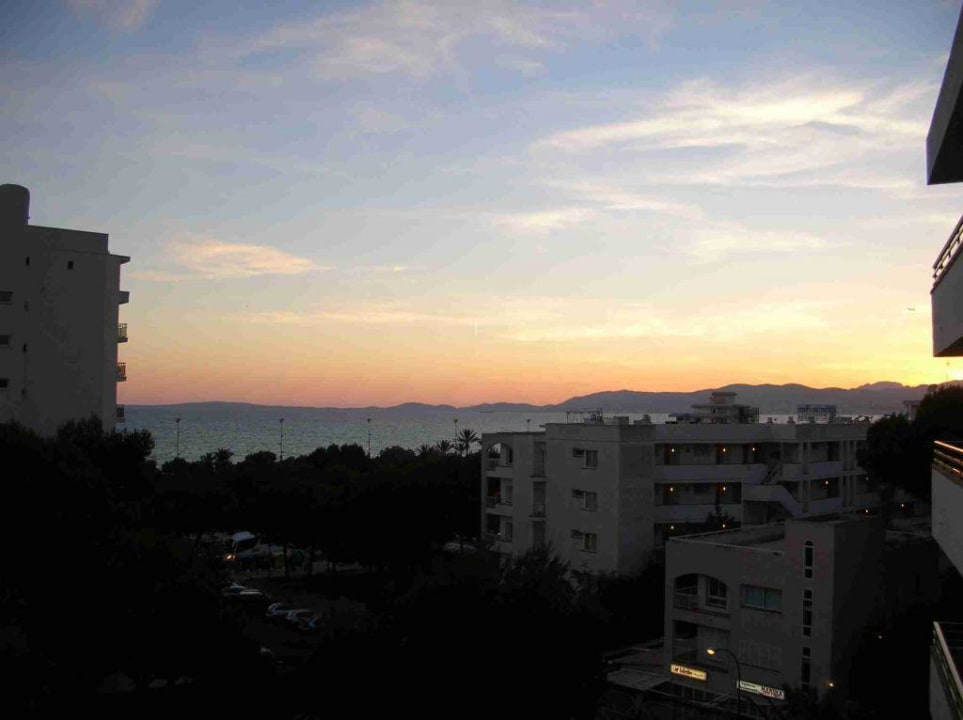 Aussicht vom Zimmer 508 - Richtung Ca\'n Pastilla Hotel Principe